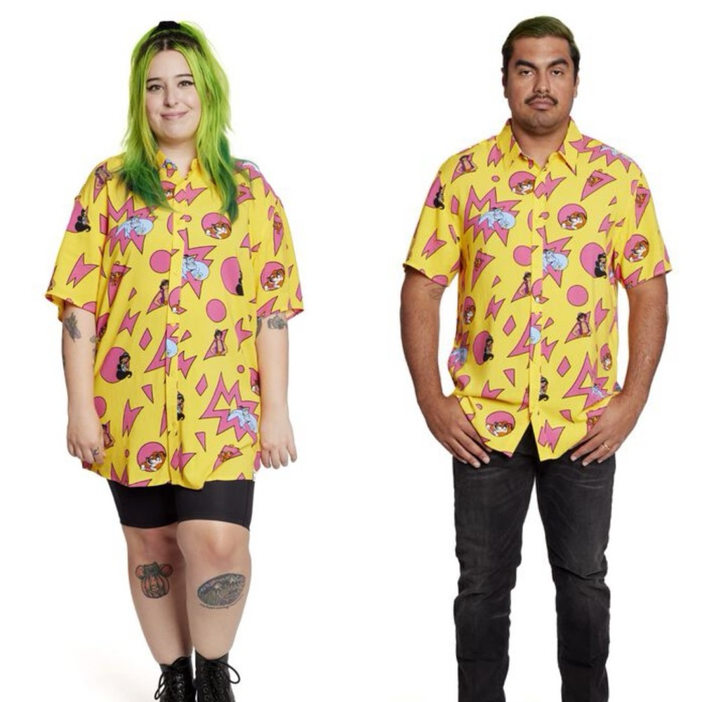 Disney Loungefly Unisex Aladdin Genie Camp‎ Shirt - Sold Out!